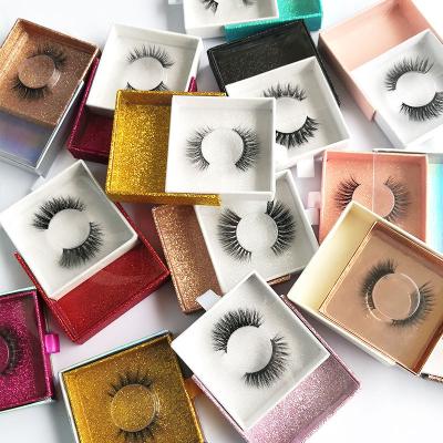 China Dolovebeauty Wholesale Cruelty Free Handcrafted Waterproof Mink Eyelashes Square Remove Glitter Eyelash Packaging Box Bulk Order Wholesale for sale