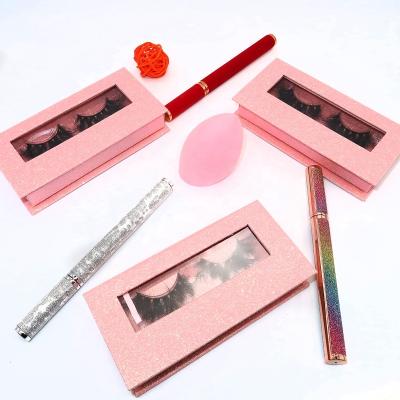 China New Style Cruelty Private Label Package Free Custom Glue Eyeliner Pen Siberian Thick and Thin Mink Lashes Wholesale Black for sale