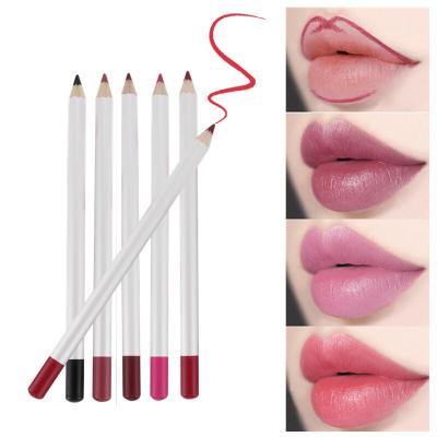 China Dolovebeauty 21 Colors Water Proof Waterproof Organic White Lipliner Pencil Pack Custom Logo And Pack for sale