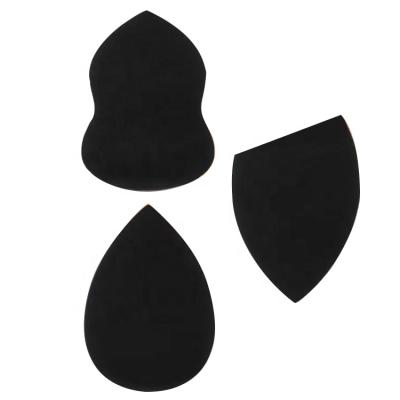 China 2021 Popular Cruelty Free Latex Free Black Make Up Black Sponge Powder Blast for sale