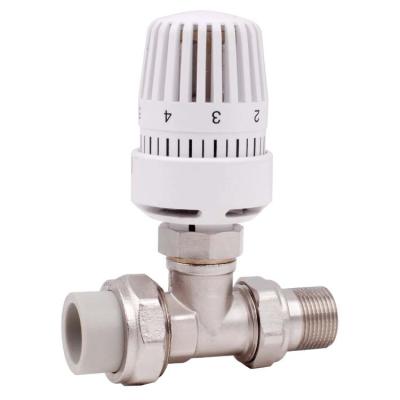 China automatic brass temperature control valve straight with PPR for sale