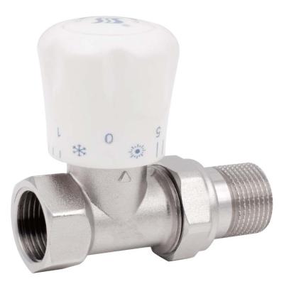 China manual brass temperature control valve union for sale