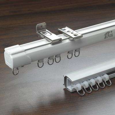 China curtain track in hotel profile double curtain bracket in rail aluminum ceiling for sale