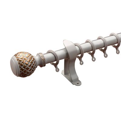 China Hotel Roman Curtain Rod Aluminum Rail Steel Project Made in China for sale