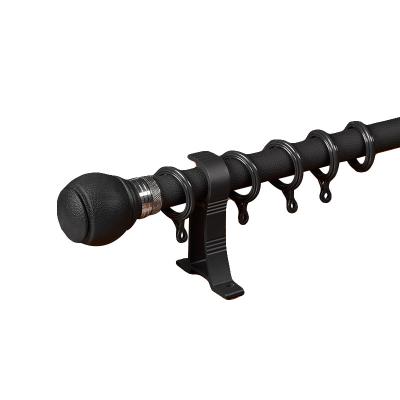 China Home Decorative Curtain Rod Bracket Double Rod Aluminum Alloy Curtain Rods for sale