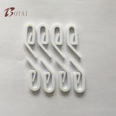 China Metal color white curtain rings with clip and hook for sale