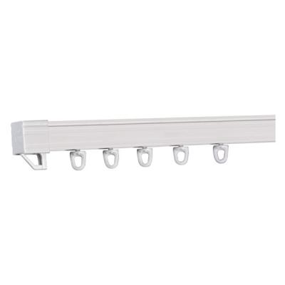 China curtain rail track for ceiling and aluminum wall profile rail double ceiling curtain bracket for sale