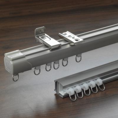 China aluminum profile aluminum rail curtain and curtain track wall accessories for sale