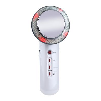 China Multifunction Ultrasonic Weight Loss Instrument Ultrasonic Massager Face Lift EMS Face Lift Beauty Infrared Slimming Machine for sale