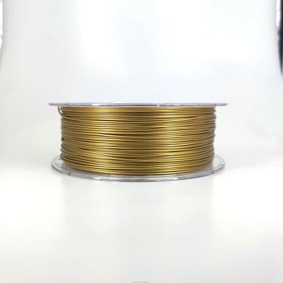 China FDM 3D Printer Metal Color PLA 3D Printer Filament PLA Filament 1kg 1.75mm Gold Like Filament Metallic Color Te koop