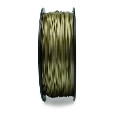 China FDM 3D 3d printer filament 1.75mm metal PLA 3d filament 1kg bronze color for 3d printing factory for sale