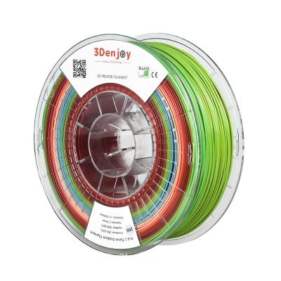 Chine Factory price 3d printer filament oem customized plastic rainbow 1kg filament 1.75mm 2.85mm 3mm rainbow 1kg PLA plastic rainbow rods à vendre