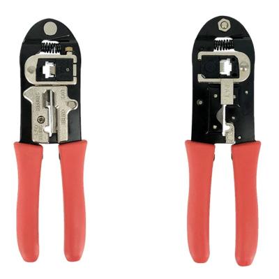 China Crystal Tool Rj45 Connectors Head Crimping 8P Wire Crimp Stripping Wire Cutting 3688 Mesh Wire Zinc Alloy Pliers With Lock for sale