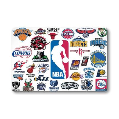 China Europe Basketball Team Logos 20x30cm Vintage Plate Aluminum Metal Signs Aluminum Sheet For Wall Decoration for sale