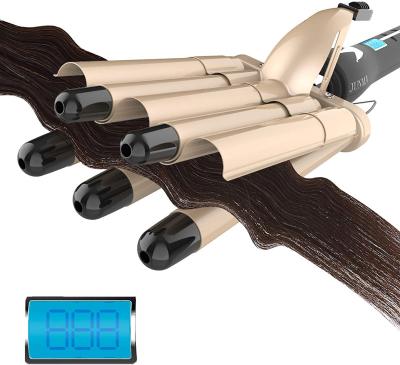 China Wave Hair Curling Professional Home Use 3/4-Inch (19mm) Ceramic PTC 5 in 1 Hair Curler Rollers for sale