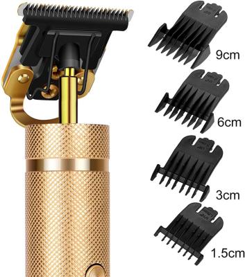 China Household Professional 0mm Trimmer Bald Zero Gap Hair For Men (Gold) for sale