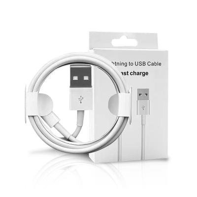 China Multi Function Data Transfer Cable Wholesale Price 3ft 6ft 10ft Lighting Cable Fast Charging Usb Data Cable Origin For iPhone 7 8 Charger 5w for sale