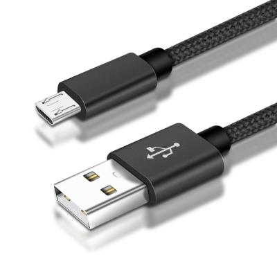 China Quick Charge + Durable 3ft Nylon Braided Quick Charge Micro Data Transmission Phone Usb Data Cable New 1M Android For Xiaomi for sale