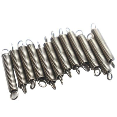 China Extension Spring Galvanized Flexible Double Cylinder Customs Service Stainless Steel Hook for sale