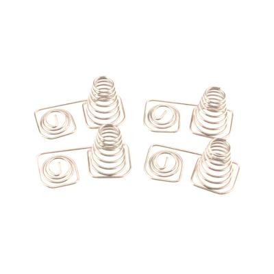 China Remote Control Cylinder PCB Wire Stainless Steel Clips Conical Contacts AAAA Battery Spring for sale