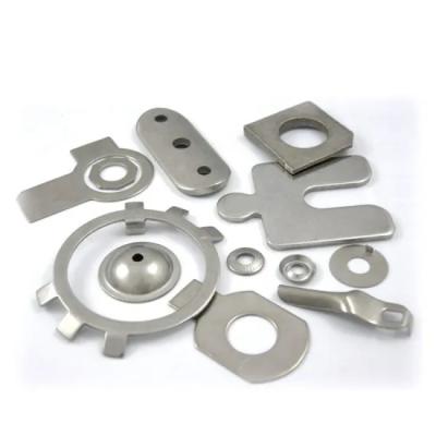 China Apartment ; Leaf ; Plate Contact Part Metal Stamping Components Chromate Sheet Metal With Stamping Logo for sale