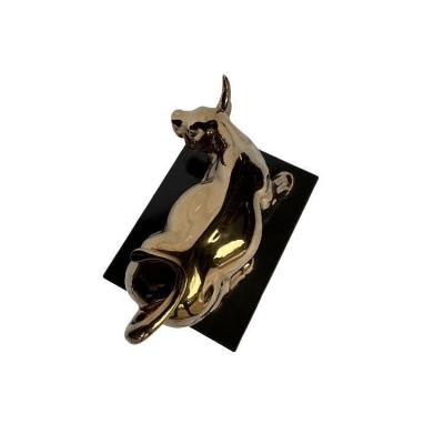 China Europe Regional Feature Polished Art Metal Bull Statue for Outdoor Garden Decoration for sale