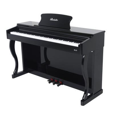 China Factory Wholesale 88 Keys Electronic Piano Multilayer Fiberboard Keyboard Digital Upright Piano for sale