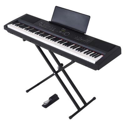 China Portable Digital Quarter Grand Piano 88 Key Dynamics Keyboard Non-Slip Piano for sale