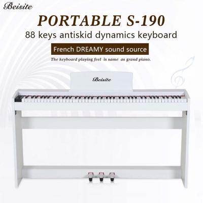 China Digital 88 Dynamics Portable Key Non-Slip Keyboard Digital Piano for sale