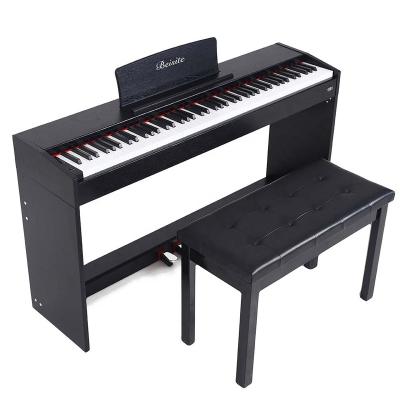 China Digital 88 Head Upright Electric Hammer Action Keyboard Heavy Piano for sale