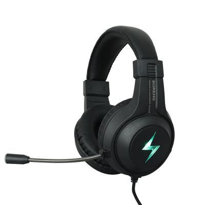 China 2021 Newest Earphone Computer Usb Gaming Wired Headset With MIC for sale