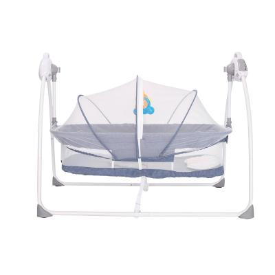 China 2021 Eco-friendly Materials Baby Baby Swing Cot Mosquito Net 506 Portable Baby Cradle for sale