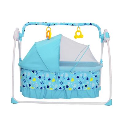 China Eco-friendly Materials Baby Swing Crib Automatic Folding Baby Crib 508 Electric Swing Crib Baby Crib for sale