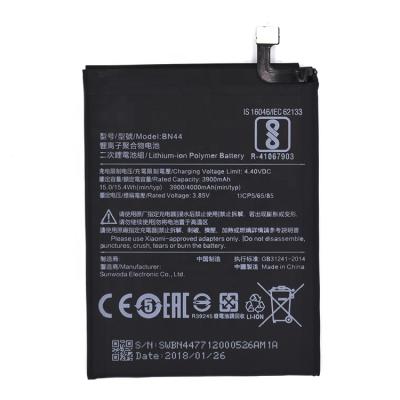 China High Quality Hot Selling Cell Phone Polymer Mobile Phone Battery For BN44 Redmi 5 plus for sale