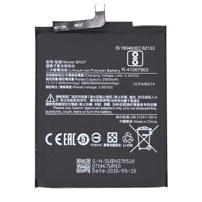 China China Factory Cell Phone Li-ion Battery 3.8v 3000mAh BN37 For Redmi 6/6A for sale