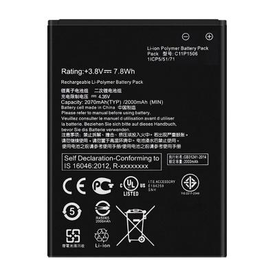 China High Quality Hot-selling C11P1506 Mobile Phone Battery For ASUS G500TG Alive ZC500TG Z00VD ZenFone Power 5.5 inch 2070mAh for sale