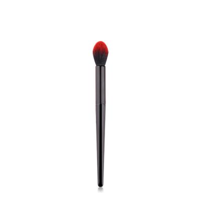 China Smudge Brush Red Synthetic Flame Hair Professional Single Makeup Highlight Blending Brush for sale