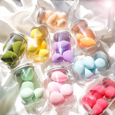 China Original Custom Makeup Foundation Non-latex Hydrophilic Polyurethane Teardrop Beauty Make Up Sponge Blending Set for sale