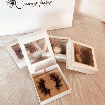 China Long Natural 3D Mink Lashes Mink Fur 18mm Eyelash Vendor Mink Eyelash Boxes for sale