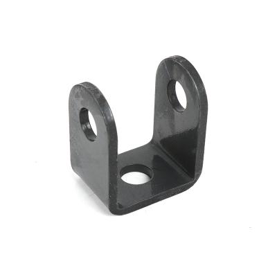 China Auto Manufacturer OEM Black Clevis Pin DIN71752 Zinc Bent Carbon Steel Clevis With Hole for sale