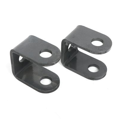 China Free Sample Metal Hole Clevis Pin Black Zinc Plated Yoke Auto End U Clevis For Fender for sale