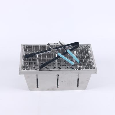 China Dustproof Professional Outdoor BBQ Grilling Accessories Tools Portable Stainless Steel Picnic Stove Charcoal Gas BBQ Grill for sale