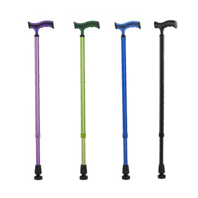 China High Quality Folding Aluminum Walking Stick Increasing Pole Light Weight Walking Stick For The Elderly for sale