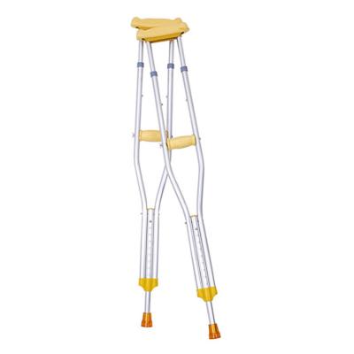 China Convenient Portable Aluminum Step Aids Walker Adjustable Underarm Axillary Elbow Crutches for sale