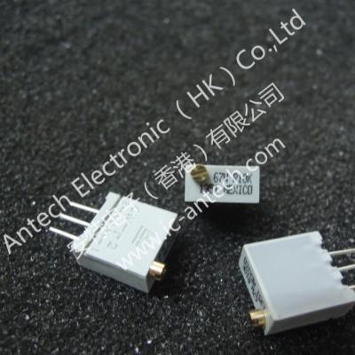 China NEW 67WR10KLF 67WR100KLF 67WR500KLF TH ORIGINAL TRIMMER 10/100/500K OHM 0.5W TRIMMER Adjustable Resistor Potentiometer for sale