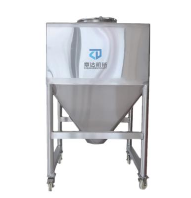 China Customizable Wheeled Mobile Vessel High Quality Hotels Square Particle Storage Tank Factory Price Milk Wine Water for sale