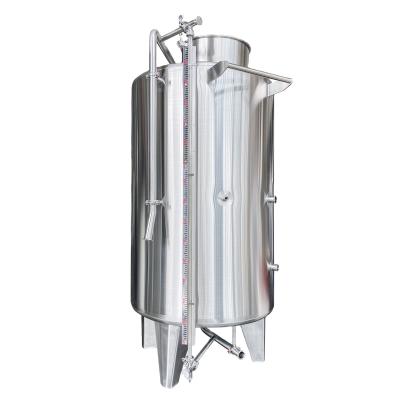 China Machinery Repair Shop Sanitary Top Storage Tank 200-2000L Stainless Steel Wine Milk Beverage Open Conical Storage Tank for sale