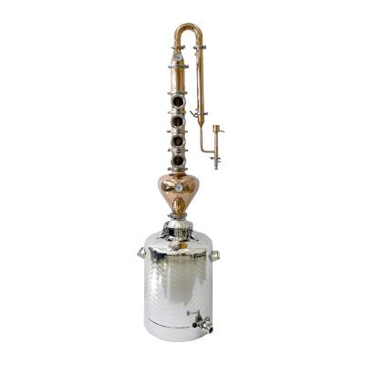 China food & Beverage Factory 100L Whiskey Distiller Still Shell Home Distillation Equipment Multifuctional Spirit Liquor Distiller for sale