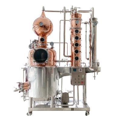 China food & Beverage Factory Factory Price Pot Still Distillery Column Still Shell 500L Onion Whiskey Main Distillation Boiler for sale