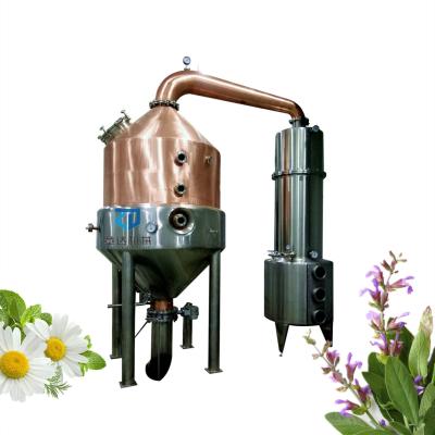 China American High Wise Essential Oil Distiller United State Chamomile Purification Machine Red Copper Hydrosol Factory Again for sale